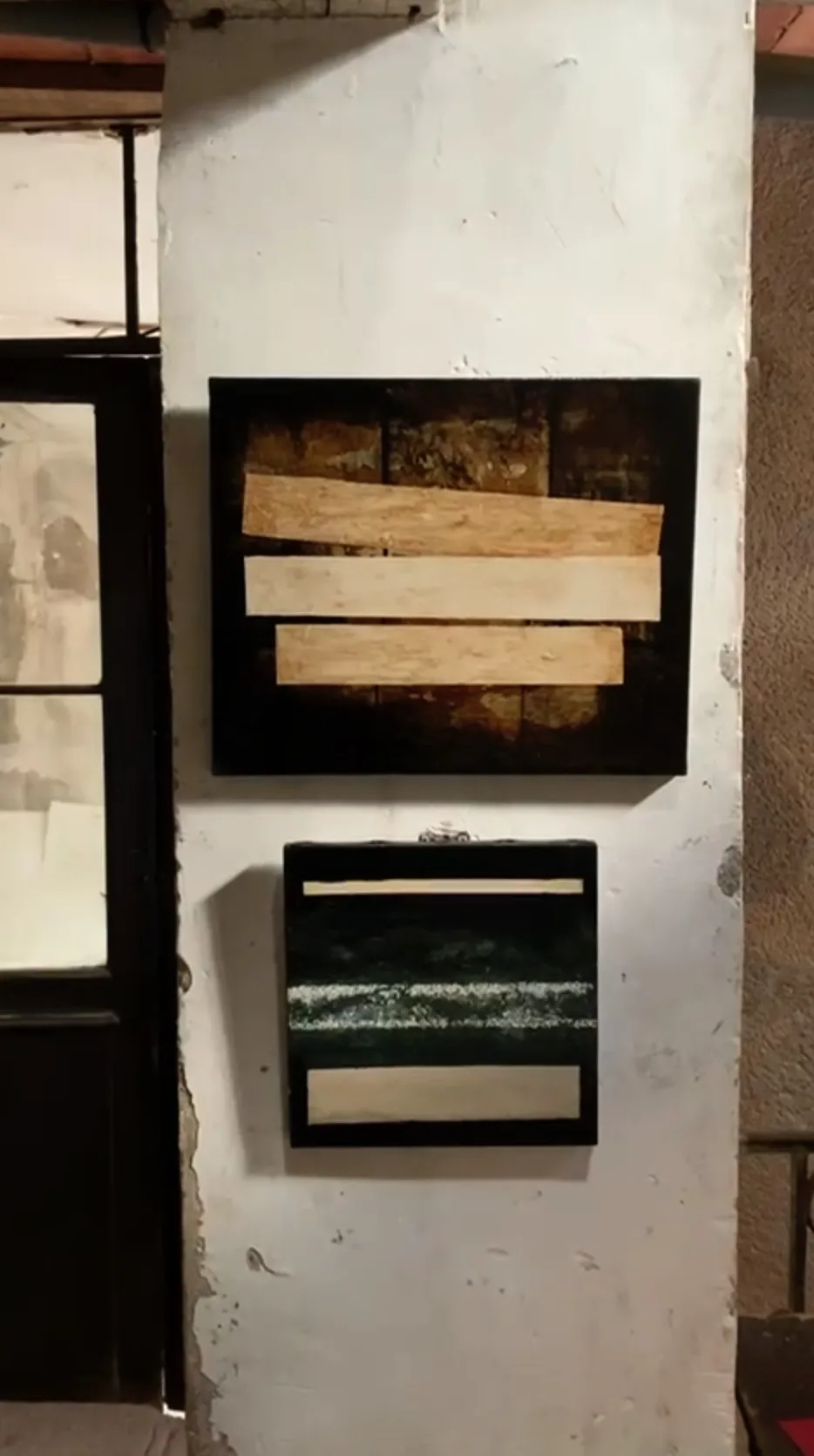 Troisième édition des portes ouvertes d'ateliers d'artistes à Lormes - Deux tableaux de Jean Luc Veret