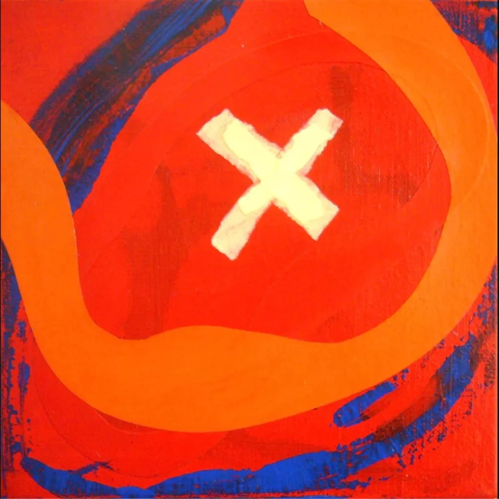 Batsu 2 Acrylique 80x80 cm