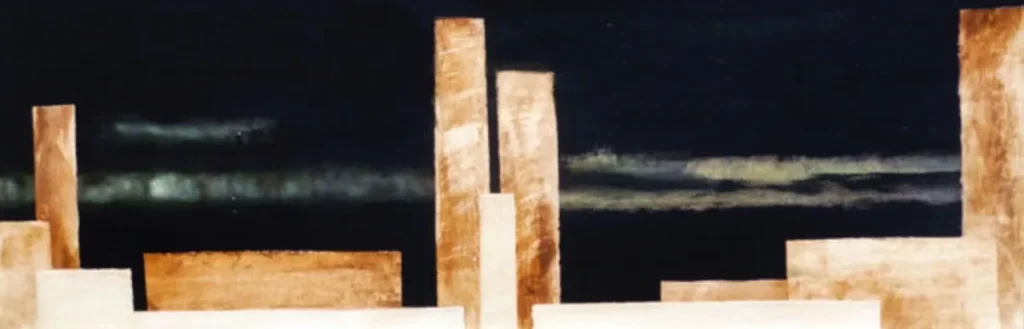 Horizon 4 Acrylique 60x20 cm