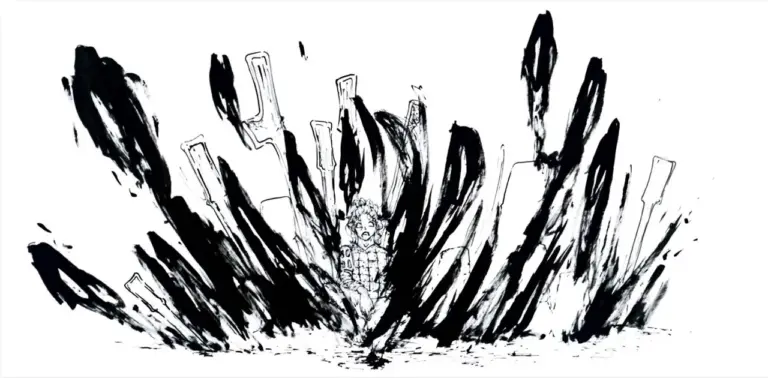 Planche de BD, devoir intensif des étudiants de Jean Luc Veret, artiste plasticien