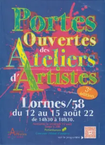 Troisième édition des portes ouvertes d'ateliers d'artistes à Lormes
