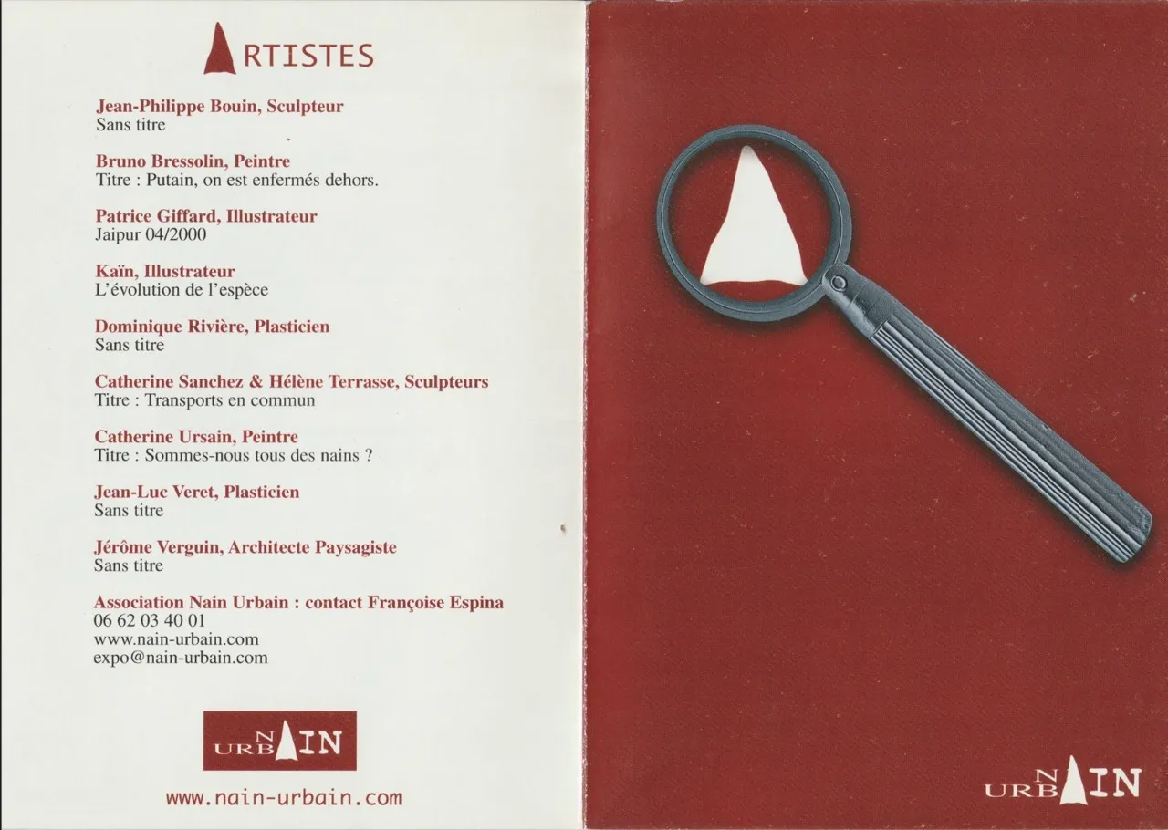 Carton exposition Galeie des Minimes du 20 au 23 décembre 2000